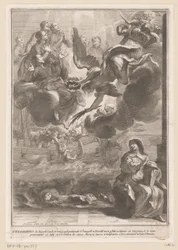 Vision de sainte Thérèse avec la mort par noyade d