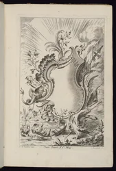 Cartouche avec dragon, Livre de Cartouches à divers usages