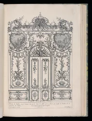 Mur avec double porte, Livre de Lambris