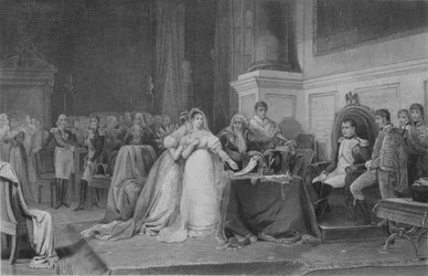 Le divorce de Joséphine, 1846, milieu du 19e siècle