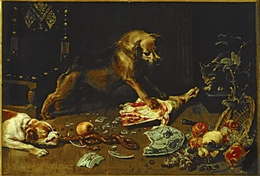 Le garde-manger ... (peinture sur toile)