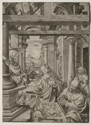 Adoration des bergers, vers 1522-1525
