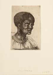Un homme noir de trois quarts, 1522.