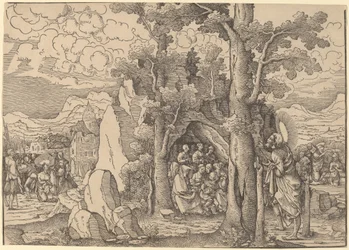 Saint Jean-Baptiste prêchant