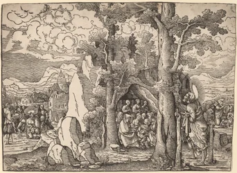 Saint Jean-Baptiste prêchant
