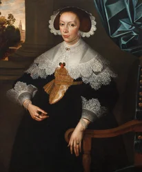 Portrait de Florence-Marguerite de Renesse-Warfusée, comtesse de Grimbergen, 1641