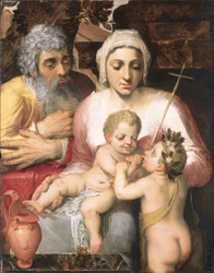 La Sainte Famille avec Saint Jean-Baptiste, 1546