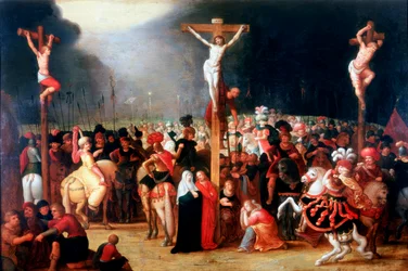 Christ sur la croix entre les deux voleurs