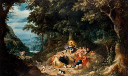 Apollon et les neuf Muses