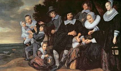 Groupe familial dans un paysage, c.1647-50
