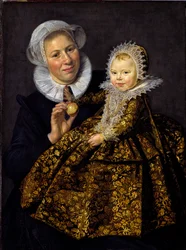 Portrait de Catharina Hooft enfant et sa nourrice