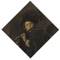 Jeune homme jouant de la flûte