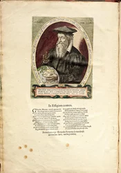Portrait de Gerardus Mercator 1512-1594 à l