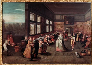 Danseurs à la cour flamande
