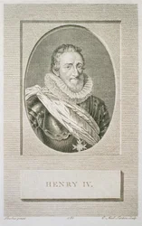 Henri IV (1553-1610), gravé par Pierre Alexandre Tardieu (1756-1844), 1783