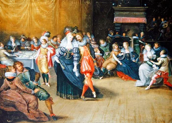 Scène de banquet