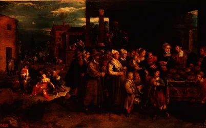 Les sept œuvres de miséricorde, vers 1617