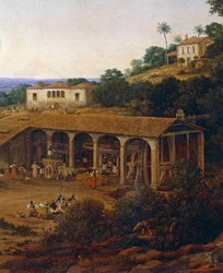 Moulins à sucre au Brésil, par Frans Post