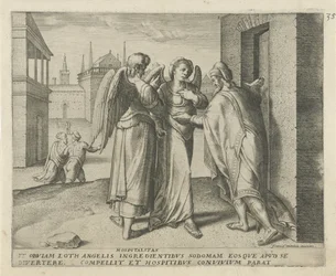 Loth et les deux anges (série: Histoire de Loth)