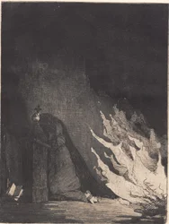 Incendie au monastère