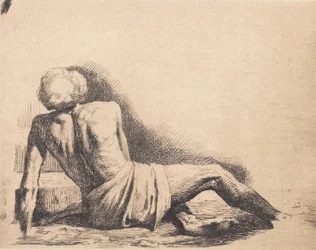 Homme couché