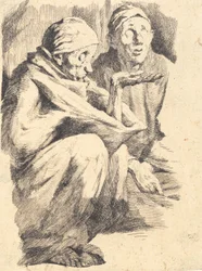 Deux mendiants aveugles