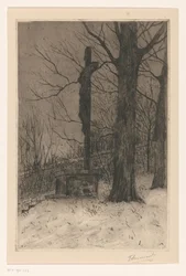 Crucifix à côté d
