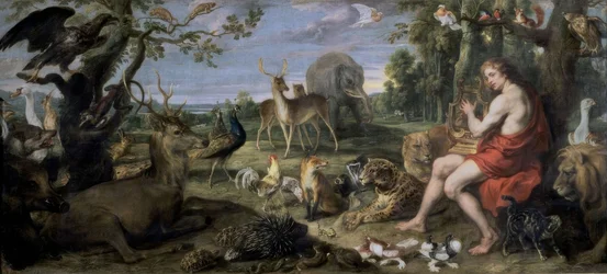 Orphée et les animaux – XVIIe siècle – huile sur toile – 195 × 432 cm – NP 1844 – baroque flamand