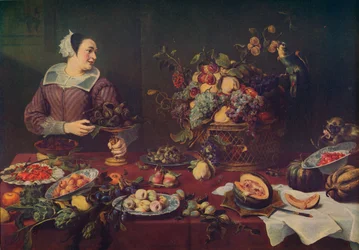 La Vendedora De Frutas, 1636, vers 1934