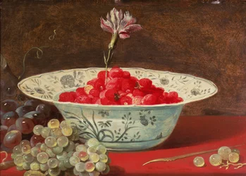 Fraises avec un œillet