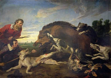 La Chasse au Sanglier, vers 1640