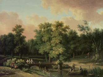 Scène pastorale