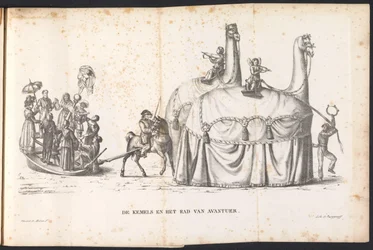 Deux chameaux et la Roue de la Fortune, 1825