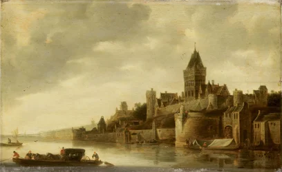 Vue du Valkhof à Nimègue