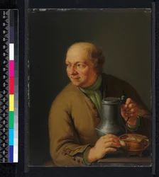 Homme avec une chope, 1739