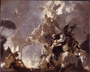 Projet pour une peinture de plafond