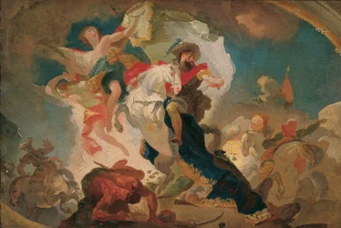 Victoire de Saint Jacques de Compostelle sur les Sarrasins à la bataille de Clavigo