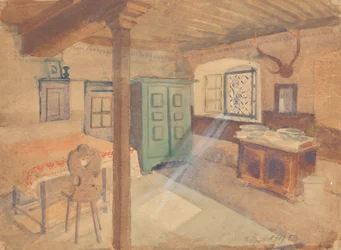 Intérieur paysan à Tragöß