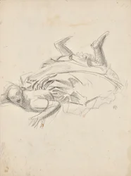 Femme tombée