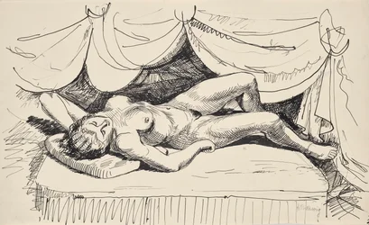 Nu féminin couché
