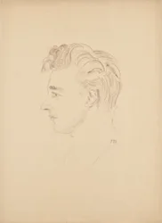 Étude de portrait de Franz Barwig le Jeune