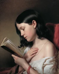 Jeune fille lisant