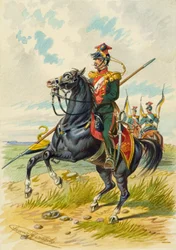 Soldat à cheval