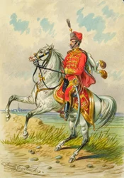 Soldat à cheval