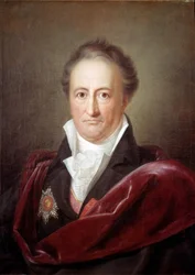 Portrait de Johann Wolfgang Goethe (1749-1832), écrivain allemand