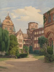 Vue du château de Heidelberg