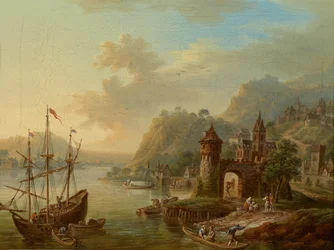 Un paysage du Rhin