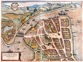 Eckernförde, Allemagne (gravure)