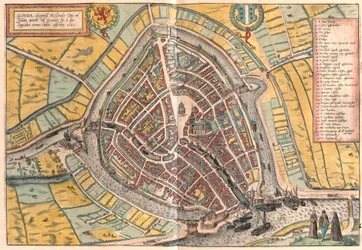 Gouda, Pays-Bas (gravure)