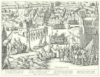 Exécutions de masse par les Espagnols à Haarlem, Pays-Bas